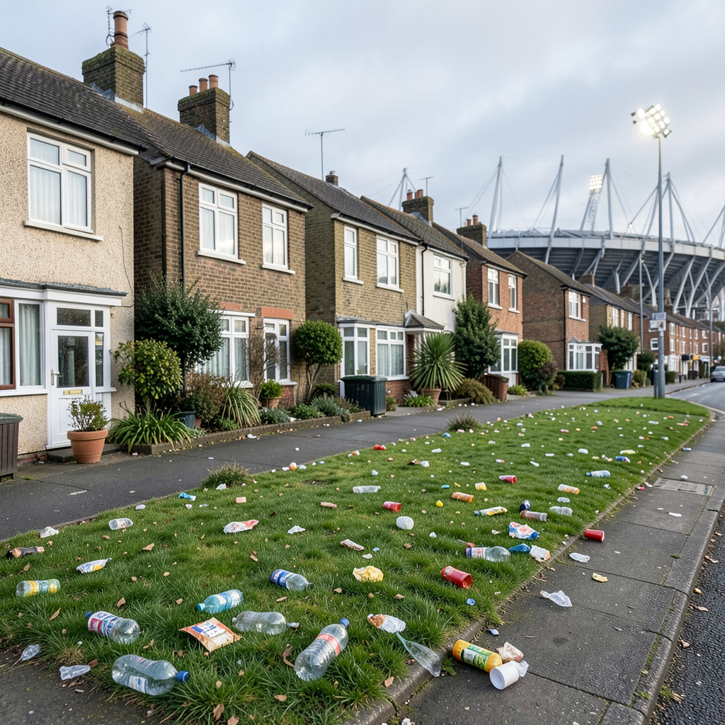Bradford residents dispute claims City fans litter gardens near Valley Parade